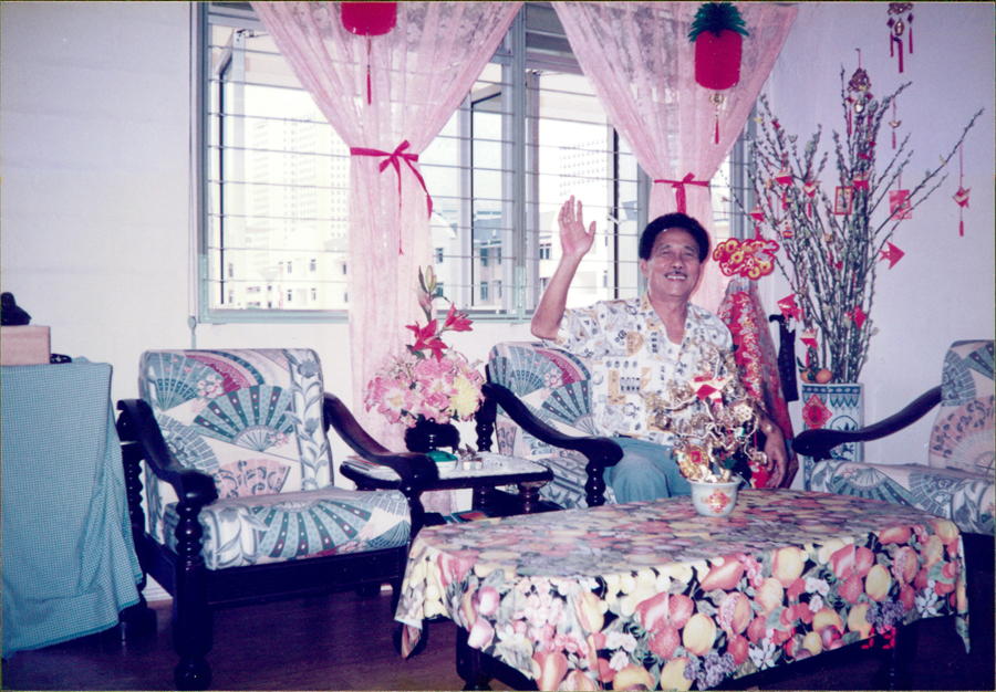 A view from inside an apartment on the top floor of a "chek lau" flat in Redhill. You can see the old Housing Development Board Headquarters Building which used to be located at Bukit Merah Central from outside the window. Photo: Cher Su Hoon