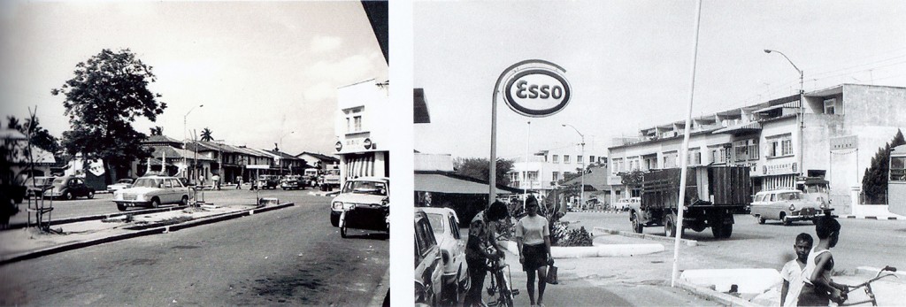 Views of Changi Road from the studio in the 1960s.